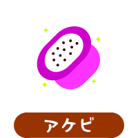 森の中の果樹園のアケビ