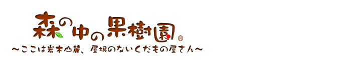 ようこそ、森の中の果樹園へ～ここは岩木山麓、屋根のないくだもの屋さん～　森の中の果樹園ＴＯＰはこちらから